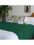 SOGA 2X Green Diamond Pattern Knitted Throw Blanket Warm Cozy Woven Cover Couch Bed Sofa Home Decor with Tassels, hi-res
