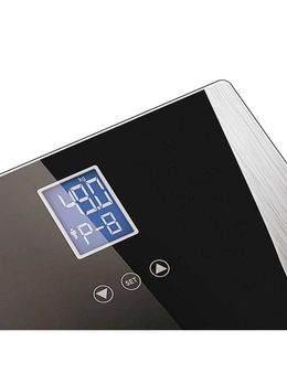 SOGA Digital Body Fat LCD Bathroom Scale Black