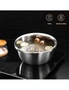 SOGA 3Pcs Deepen Matte Stainless Steel Stackable Baking Washing Mixing Bowls Set Food Storage Basin, hi-res