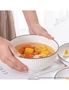 SOGA White Japanese Style Ceramic Dinnerware Crockery Soup Bowl Plate Server Kitchen Home Decor Set of 5, hi-res