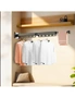 SOGA 93.2cm Wall-Mounted Clothing Dry Rack Retractable Space-Saving Foldable Hanger, hi-res