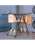 SOGA 2X 1.4m Portable Wing Shape Clothes Drying Rack Foldable Space-Saving Laundry Holder, hi-res