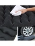 SOGA 2X Black Ripple Inflatable Car Mattress Portable Camping Air Bed Travel Sleeping Kit Essentials, hi-res
