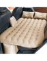 SOGA Beige Ripple Inflatable Car Mattress Portable Camping Air Bed Travel Sleeping Kit Essentials, hi-res