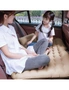 SOGA 2X Beige Ripple Inflatable Car Mattress Portable Camping Air Bed Travel Sleeping Kit Essentials, hi-res