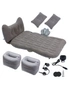 SOGA Grey Honeycomb Inflatable Car Mattress Portable Camping Air Bed Travel Sleeping Kit Essentials, hi-res