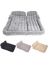 SOGA Grey Inflatable Car Boot Mattress Portable Camping Air Bed Travel Sleeping Essentials, hi-res