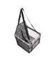 SOGA Waterproof Pet Booster Car Seat Breathable Mesh Safety Travel Portable Dog Carrier Bag Grey, hi-res