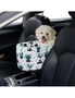 SOGA Car Central Control Nest Pet Safety Travel Bed Dog Kennel Portable Washable Pet Bag White, hi-res