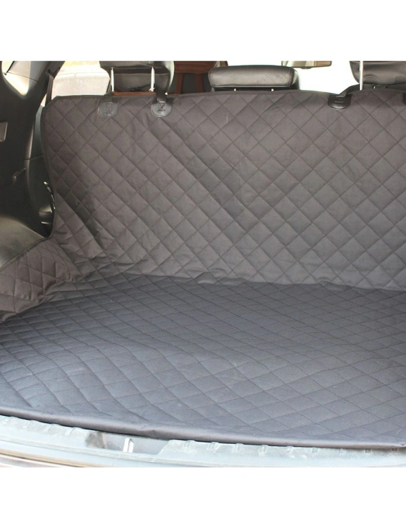 SOGA Premium Car Trunk Pet Mat Boot Cargo Liner Waterproof Seat Cover Protector Hammock Non-Slip Pet Travel Essentials, hi-res image number null