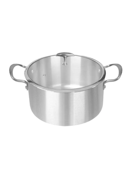 SOGA 26cm Stainless Steel Soup Pot Stock Cooking Stockpot Heavy