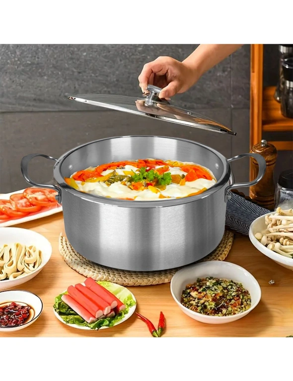 SOGA SS Casserole Induction Cookware 26cm, hi-res image number null