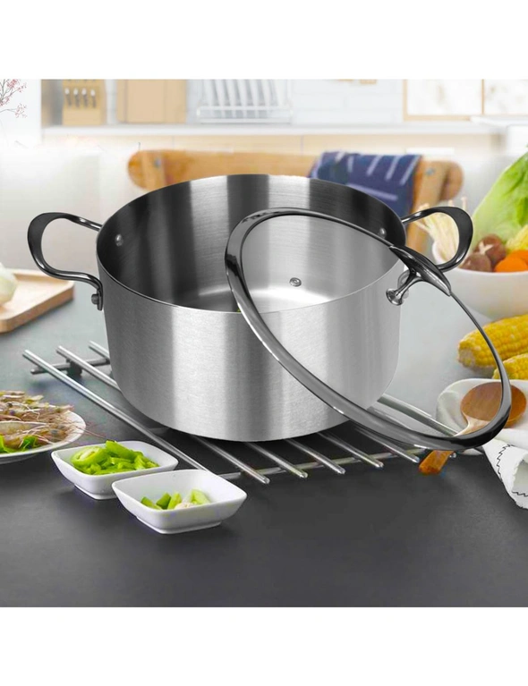 SOGA SS Casserole Induction Cookware 28cm , hi-res image number null
