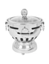 SOGA Stainless Steel Mini Asian Buffet Hot Pot Single Person Shabu Alcohol Stove Burner with Glass Lid, hi-res