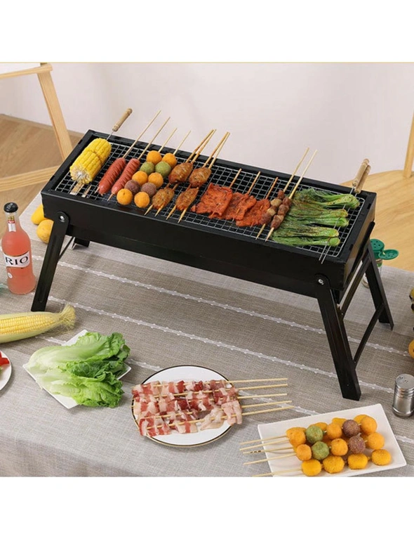 SOGA 60cm Portable Folding Charcoal Grill Outdoor BBQ, hi-res image number null