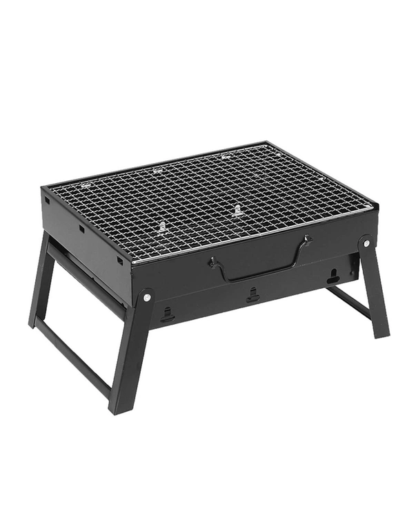 SOGA 43cm Portable Folding Thick Box-type Charcoal Grill for Outdoor BBQ Camping, hi-res image number null