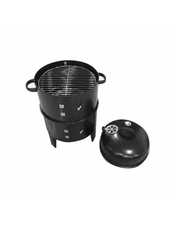 SOGA 3 In 1 Barbecue Smoker Outdoor Charcoal BBQ, hi-res image number null