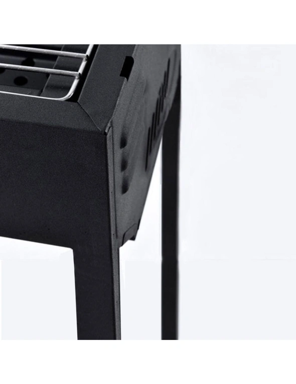 SOGA 2X 66cm Portable Folding Thick Box-Type Charcoal Grill for Outdoor BBQ Camping, hi-res image number null