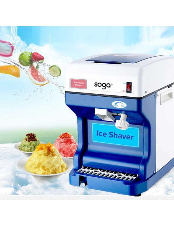 SOGA Commercial Electric SS Ice Crusher, hi-res image number null