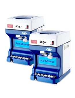 SOGA Commercial Electric SS Ice Crusher 2pack
