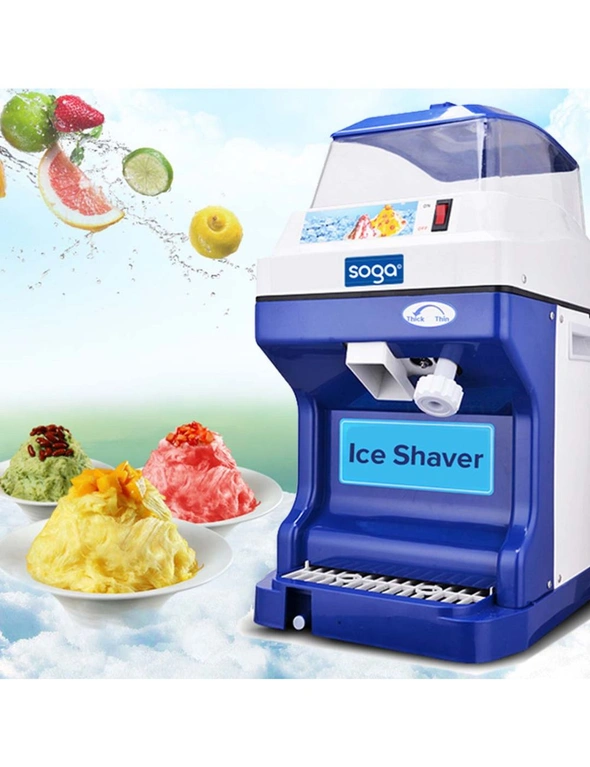 SOGA Commercial Ice Shaver Smoothie Maker 2pack, hi-res image number null