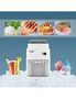 SOGA 300 Watts Electric Ice Shaver Crusher Slicer Snow Cone Maker Commercial Tabletop Machine 120kgs/h White, hi-res
