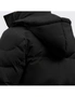 abbee Black Large Winter Hooded Overcoat Long Jacket Stylish Lightweight Quilted Warm Puffer Coat, hi-res