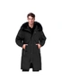 abbee Black Large Winter Fur Hooded Thick Overcoat Jacket Stylish Lightweight Quilted Warm Puffer Coat, hi-res