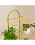 SOGA 2X 4 Tier 5 Pots Gold Metal Plant Stand Flowerpot Display Shelf Rack Indoor Home Office Decor, hi-res