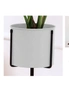 SOGA 2X 70cm Tripod Flower Pot Plant Stand with White Flowerpot Holder Rack Indoor Display, hi-res