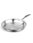 SOGA 36cm Stainless Steel Fry Pan Induction Cooking Pan, hi-res