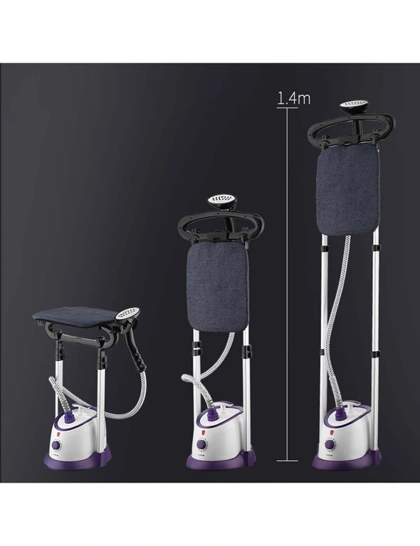 SOGA Professional Steaming Kit Twin Pole Purple, hi-res image number null