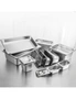 SOGA 6X Gastronorm GN Pan Full Size 1/1 GN Pan 2cm Deep Stainless Steel Tray, hi-res
