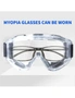 Puredi Clear Protective Eye Glasses Safety Windproof Lab Goggles Eyewear, hi-res