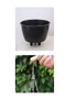 SOGA 2X Coffee Small Hanging Resin Flower Pot Self Watering Basket Planter  Outdoor Garden Decor, hi-res