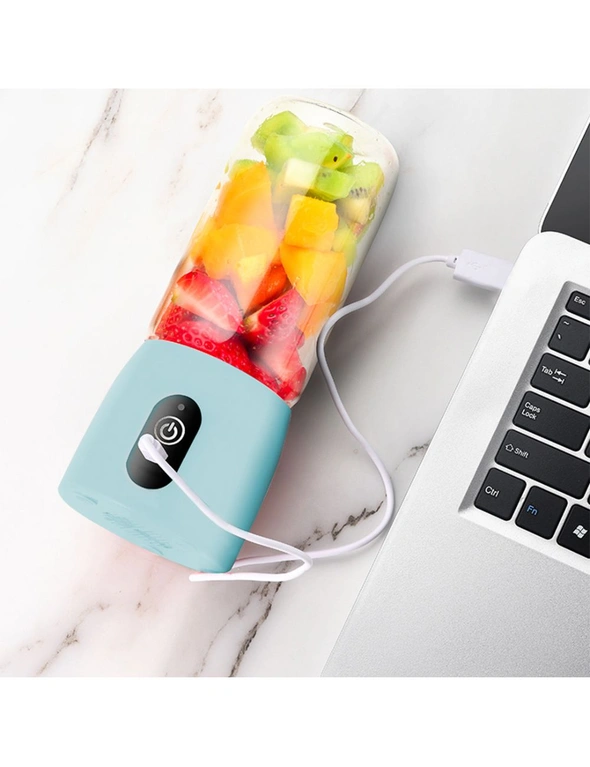 SOGA Portable Mini USB Rechargeable Fruit Mixer 2pack, hi-res image number null