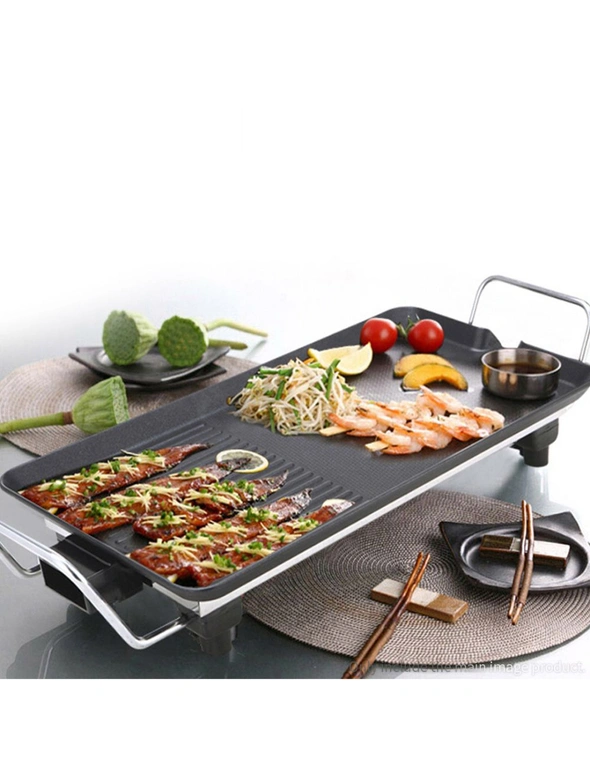 Bbq Pan, Barbecue Stove Pan, Grill Steak Plate, Household Non-stick  Smokeless Bbq Pan, Grill Steak Teppanyaki Plate, Barbecue Utensils,  Barbecue Tools, Kitchen Accessories - Temu