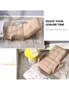 SOGA 4X Foldable Lounge Cushion Adjustable Floor Lazy Recliner Chair with Armrest Khaki, hi-res