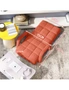 SOGA 4X Foldable Lounge Cushion Adjustable Floor Lazy Recliner Chair with Armrest Orange, hi-res