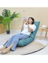 SOGA Green Lounge Recliner Lazy Sofa Bed Tatami Cushion Collapsible Backrest Seat Home Office Decor, hi-res