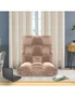 SOGA Floor Recliner Folding Lounge Sofa Futon Couch Folding Chair Cushion Black, hi-res