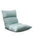 SOGA Lounge Floor Recliner Adjustable Lazy Sofa Bed Folding Game Chair Mint Green, hi-res