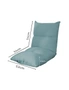 SOGA Lounge Floor Recliner Adjustable Lazy Sofa Bed Folding Game Chair Mint Green, hi-res