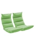 SOGA 2X Foldable Tatami Floor Sofa Bed Meditation Lounge Chair Recliner Lazy Couch Green, hi-res