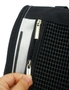 SOGA 2X Black Pet Carrier Backpack Breathable Mesh Portable Safety Travel Essentials Outdoor Bag, hi-res