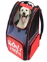 SOGA Red Pet Carrier Backpack Breathable Mesh Portable Safety Travel Essentials Outdoor Bag, hi-res