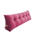 SOGA 100cm Pink Triangular Wedge Bed Pillow Headboard Backrest Bedside Tatami Cushion Home Decor, hi-res