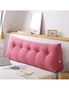 SOGA 100cm Pink Triangular Wedge Bed Pillow Headboard Backrest Bedside Tatami Cushion Home Decor, hi-res