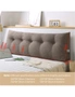 SOGA 4X 150cm Coffee Triangular Wedge Bed Pillow Headboard Backrest Bedside Tatami Cushion Home Decor, hi-res