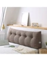 SOGA 4X 150cm Coffee Triangular Wedge Bed Pillow Headboard Backrest Bedside Tatami Cushion Home Decor, hi-res